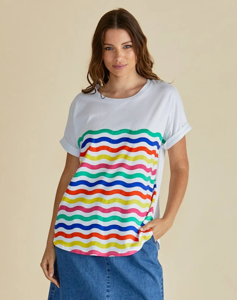 Hailey Hi-Lo Tee - Black