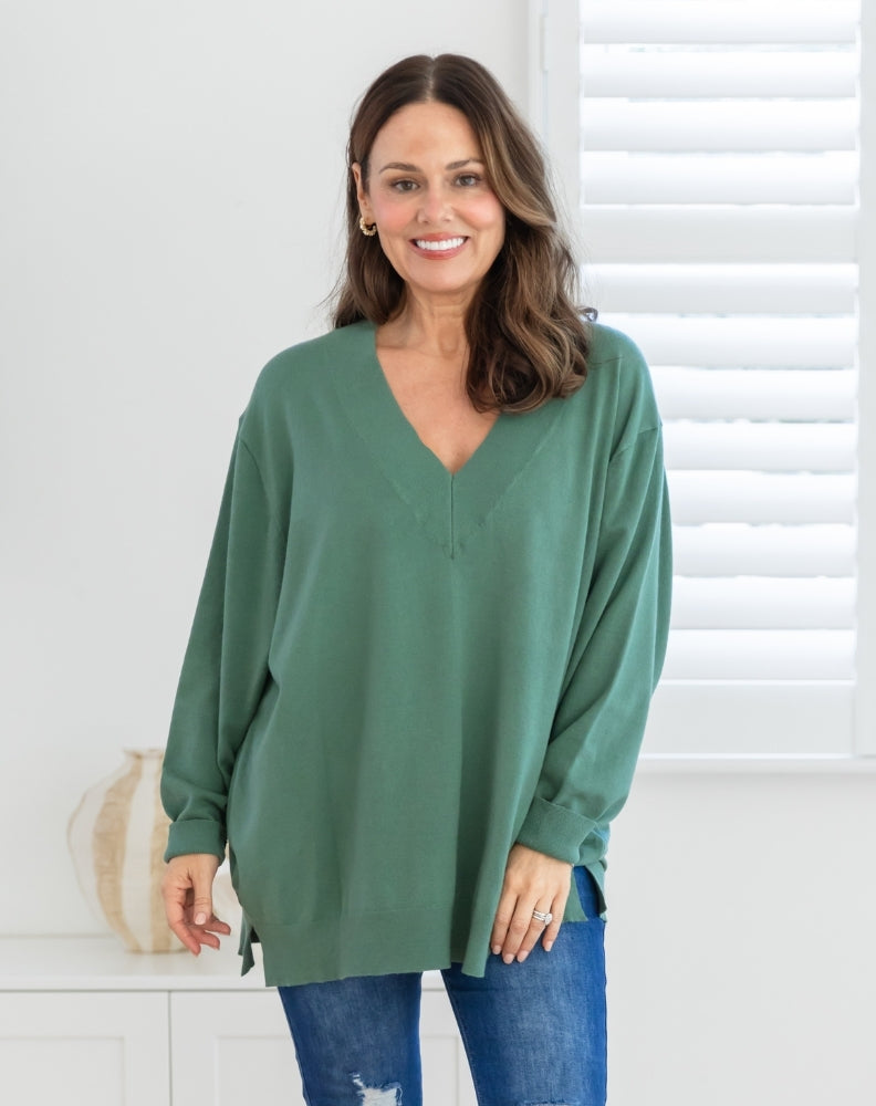Angel-V-Neck-Knit-Sage