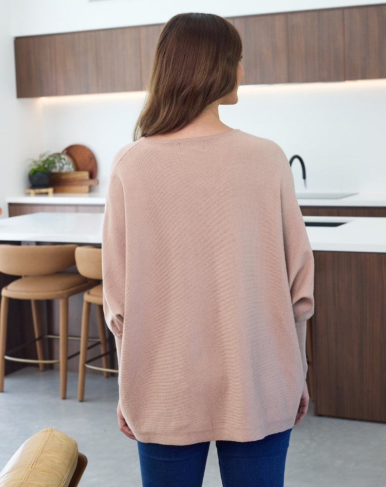 Beige-Amy-V-Neck-Knit-Back