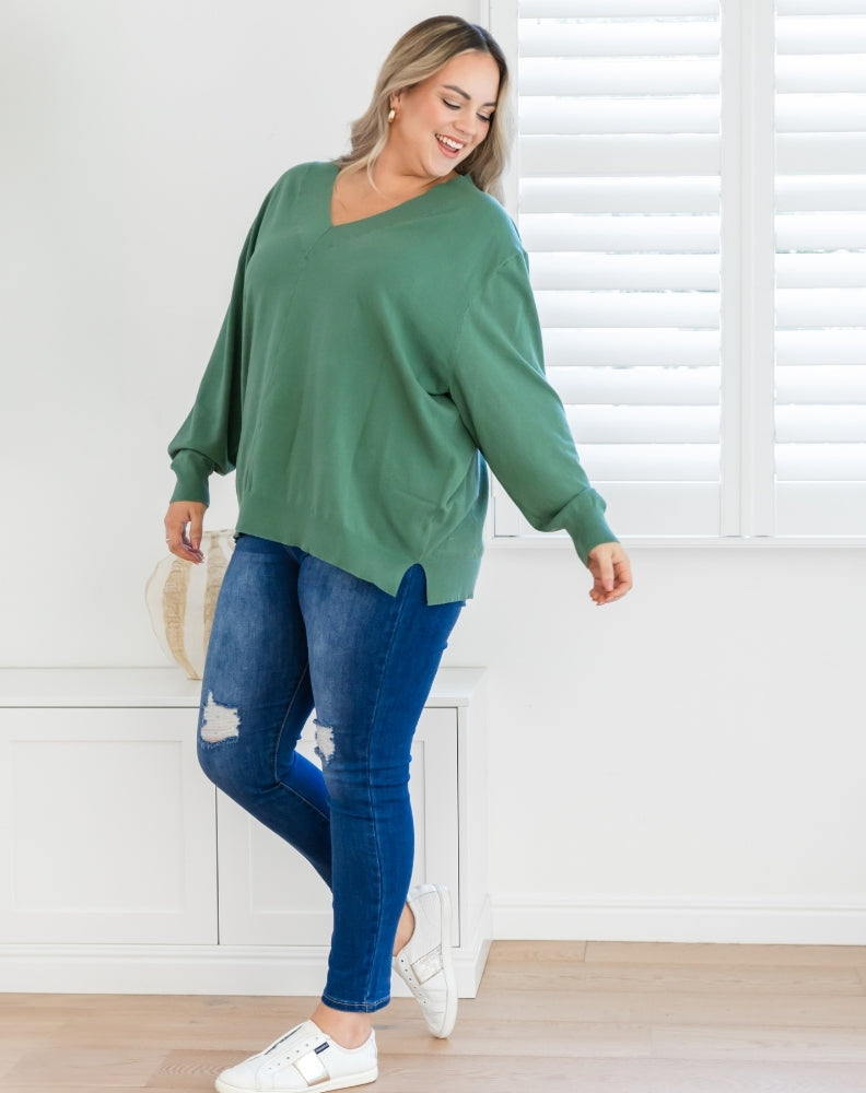 Freez-Angel-Knit-Sage-Side