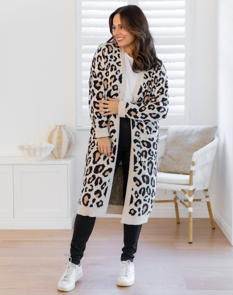 Freez-Calie-Knit-Cardi-Leopard