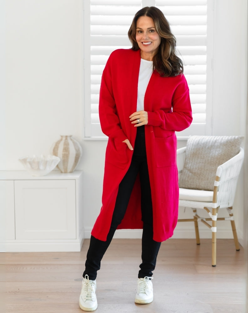 Freez-Calie-Knit-Cardi-Scarlett-Pockets