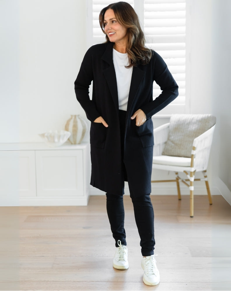 Freez-Chloe-Coatigan-Black-Front