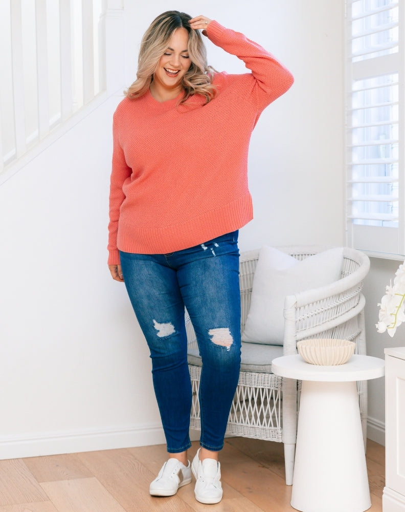 Maple-Waffle-Knit-Coral