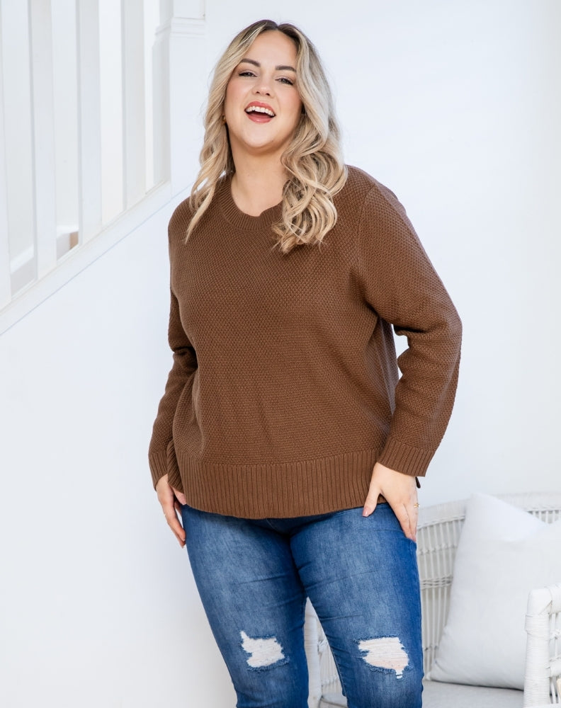 Freez-Maple-Waffle-Knit-Nutmeg