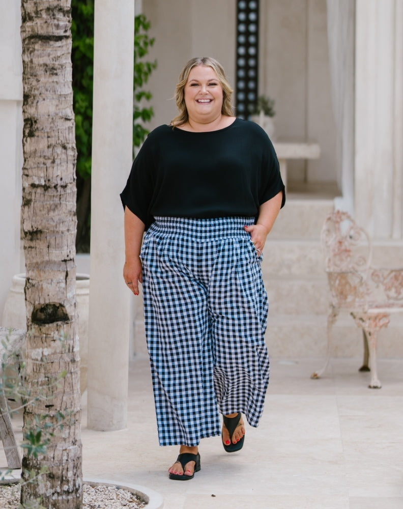 Petite-Black-Gingham-Pants