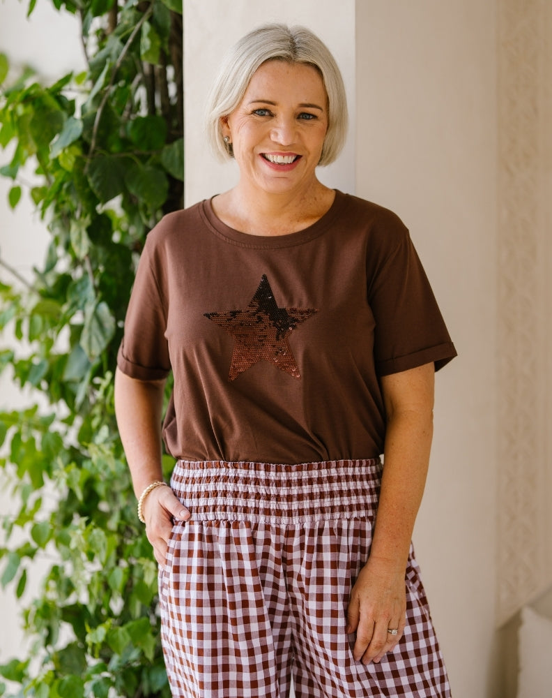 Petite-Chocolate-Gingham-Pants