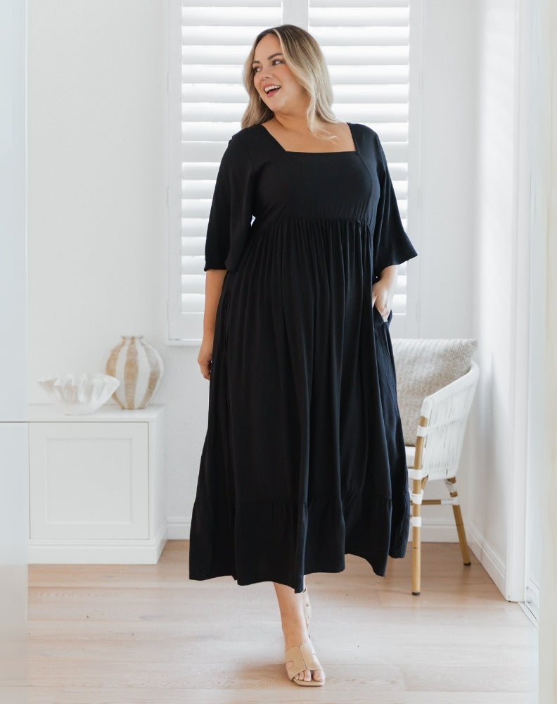 Kalani-Dress-Black-Pockets