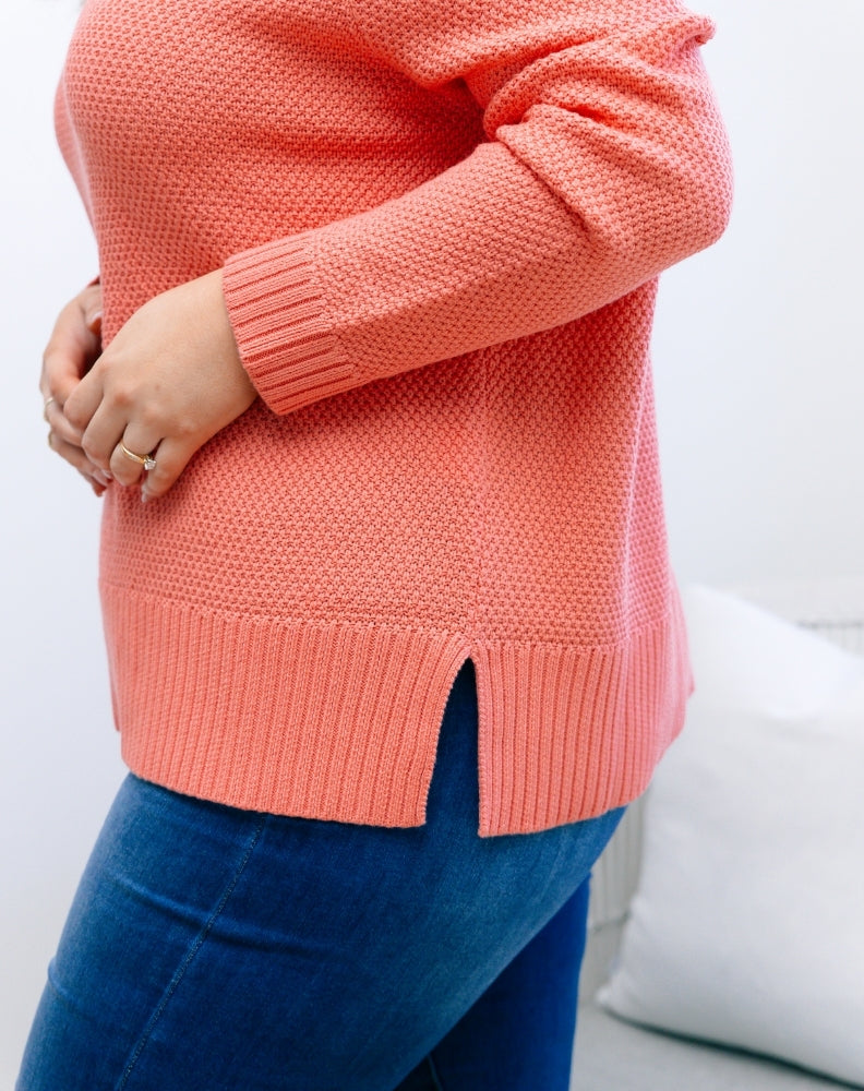 Maple-Knit-Coral-Side-Split