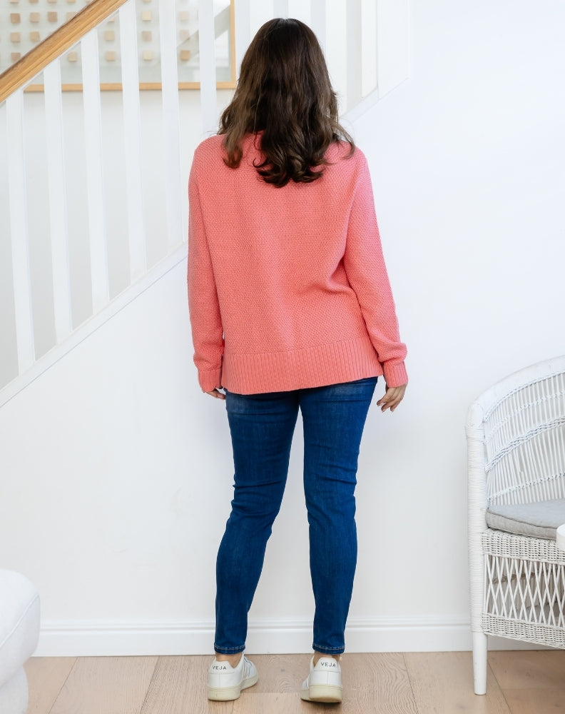 Maple-Waffle-Knit-Coral-Back