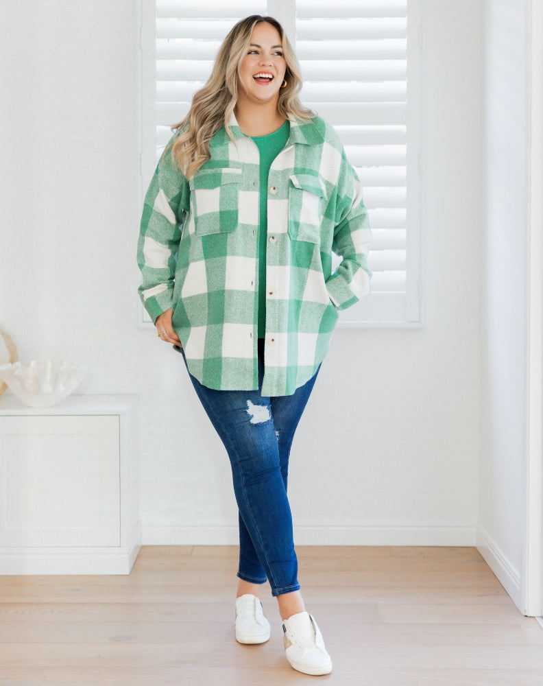 Shannon-Check-Shacket-Front
