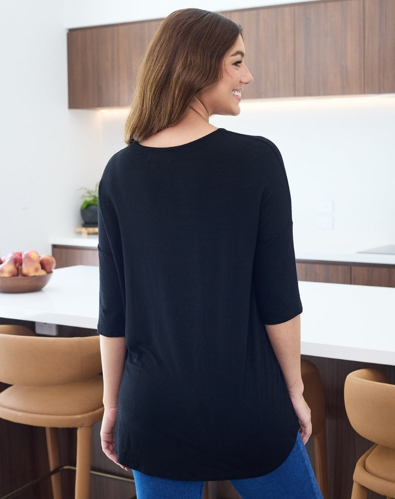 Spring-Black-Tee-Back