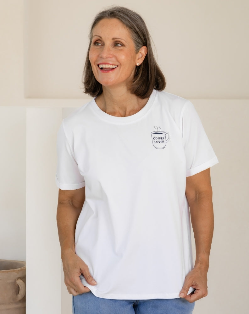 Coffee Lovers Cuff Tee – Freez Clothing