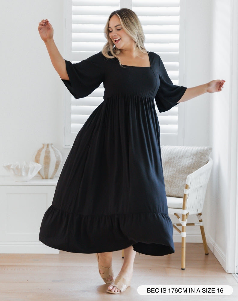 mala KALANCHOE 2022SS DRESS:￥33,000 Kalani Dress - Black – Freez Clothing