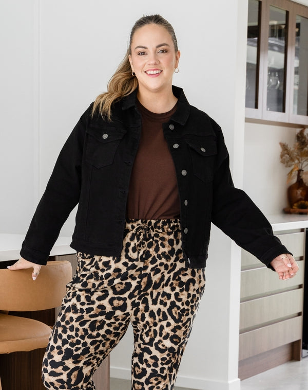 Frankie Jacket With Pockets - Black