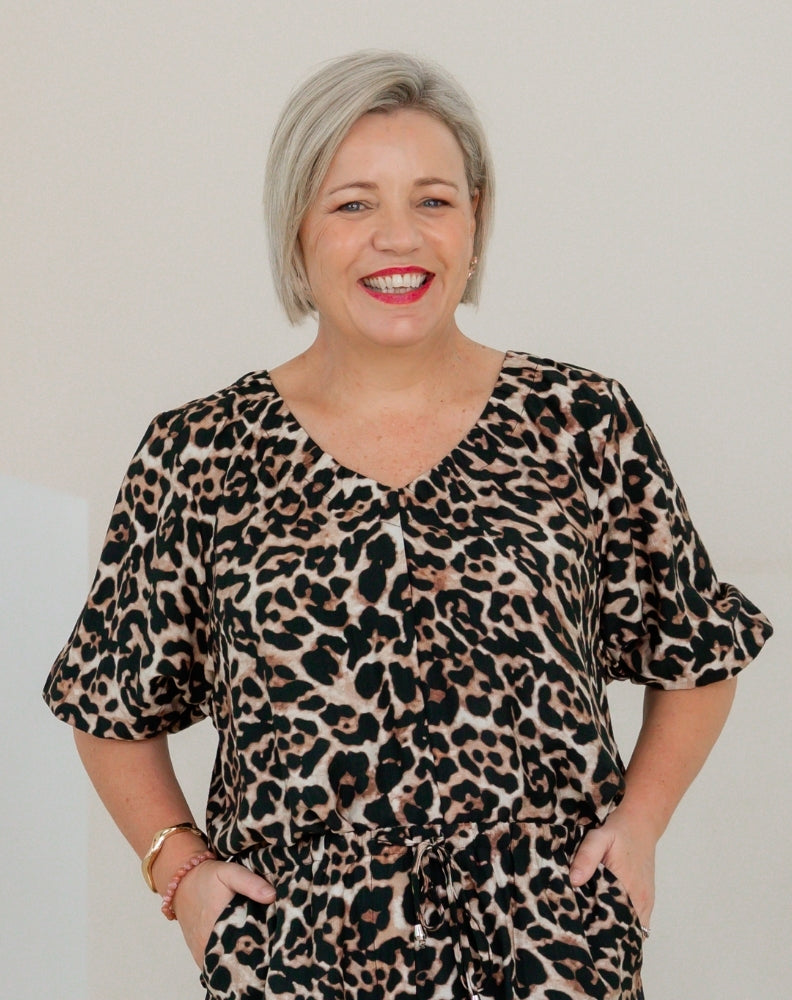 Lucy Top - Leopard – Freez Clothing