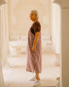 Pinafore-Dress-Chocolate-Gingham