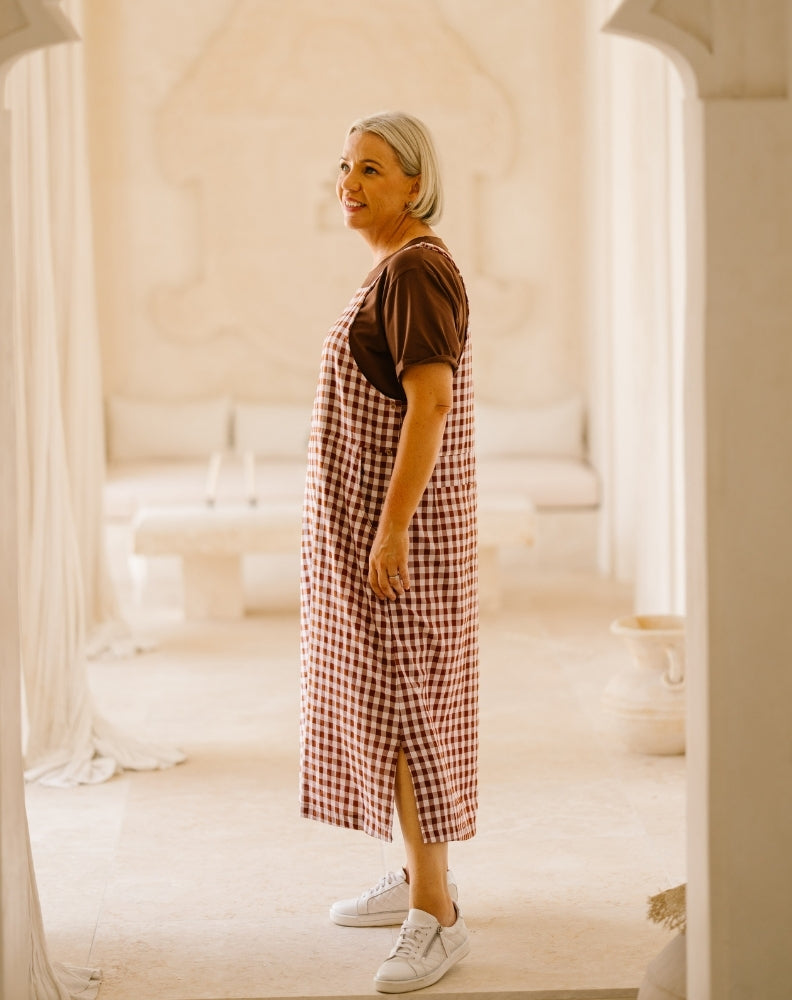 Pinafore-Dress-Chocolate-Gingham