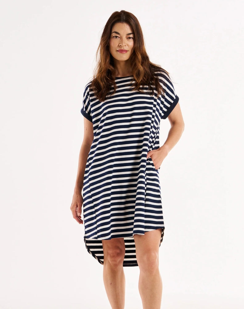 Betty-Basic-Maxine-Shirt-Dress-Navy-Front