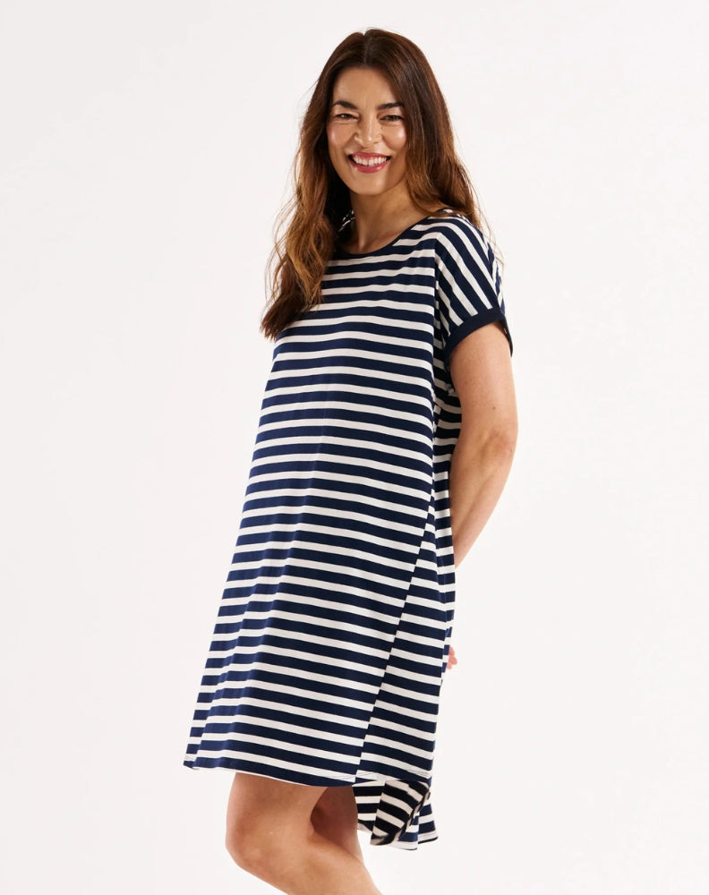 Betty-Basic-Maxine-Shirt-Dress-Navy-Side