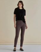 Betty_Basic_Gwen_Ponte_Leggings_Brown_Front