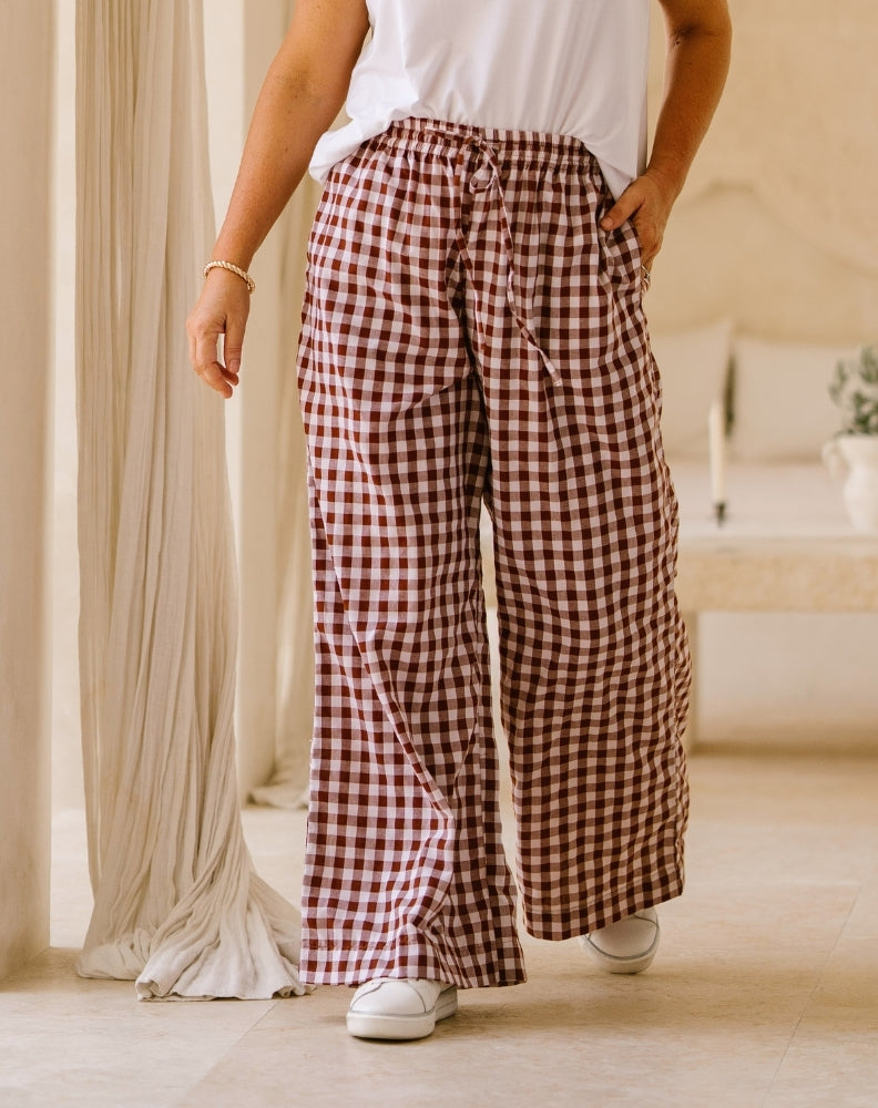 Chocolate-Gingham-Pants