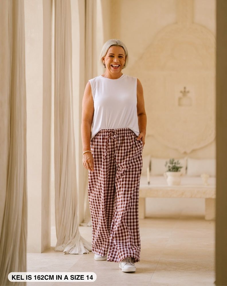 Chocolate-Gingham-Pants