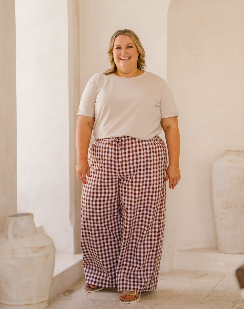 Chocolate-Gingham-Pants