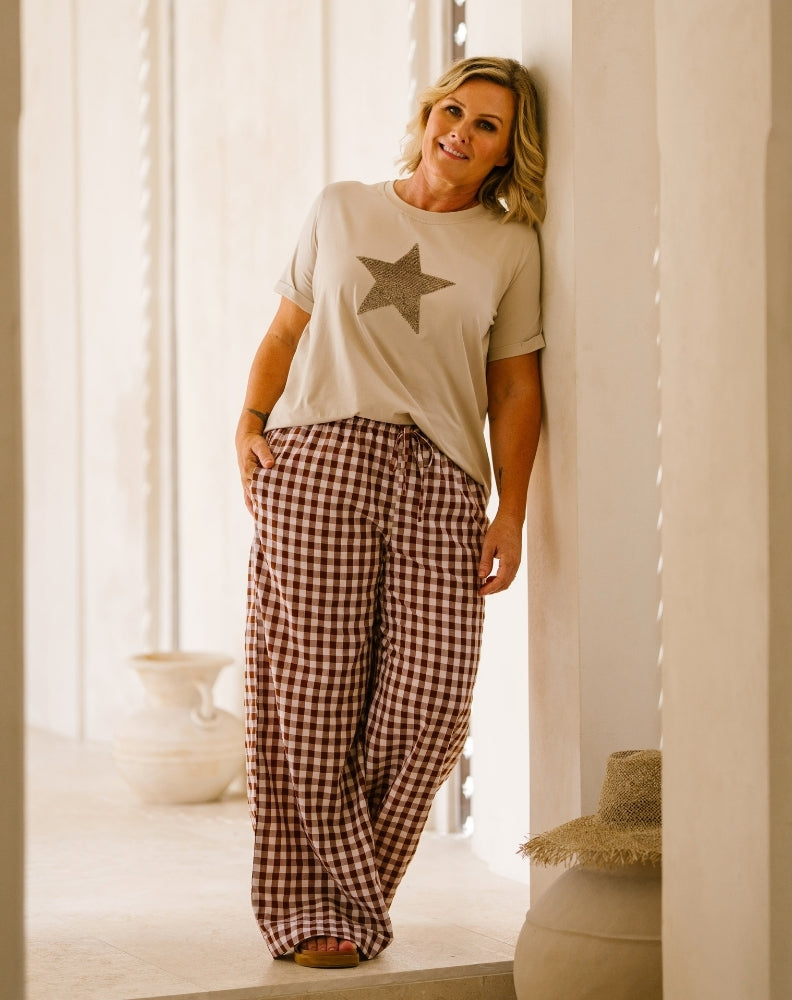Chocolate-Gingham-Pants