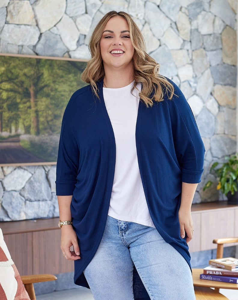 Festival Shrug -Navy Freez Clothing - Main Image