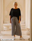 Petite-Black-Gingham-Pants
