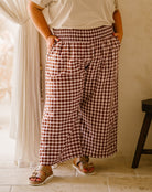 Petite-Chocolate-Gingham-Pants