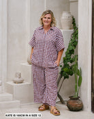 Petite-Chocolate-Gingham-Pants