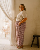 Petite-Chocolate-Gingham-Pants