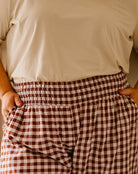 Petite-Chocolate-Gingham-Pants