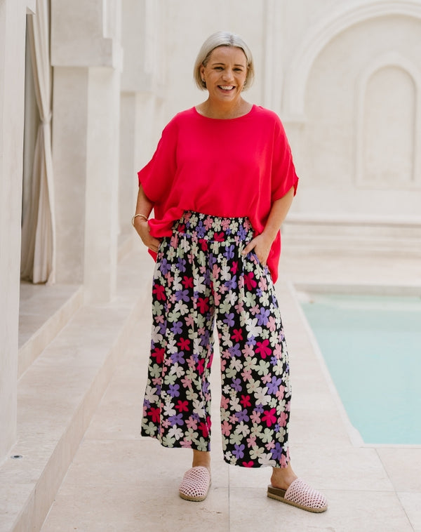 Iluka Pants - Daisy Bloom