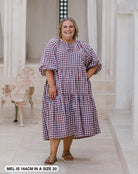 Chocolate-Gingham-Dress