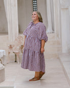 Chocolate-Gingham-Dress