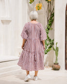 Chocolate-Gingham-Dress