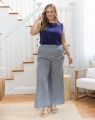 Lexie_Navy_Gingham_Pants_Front