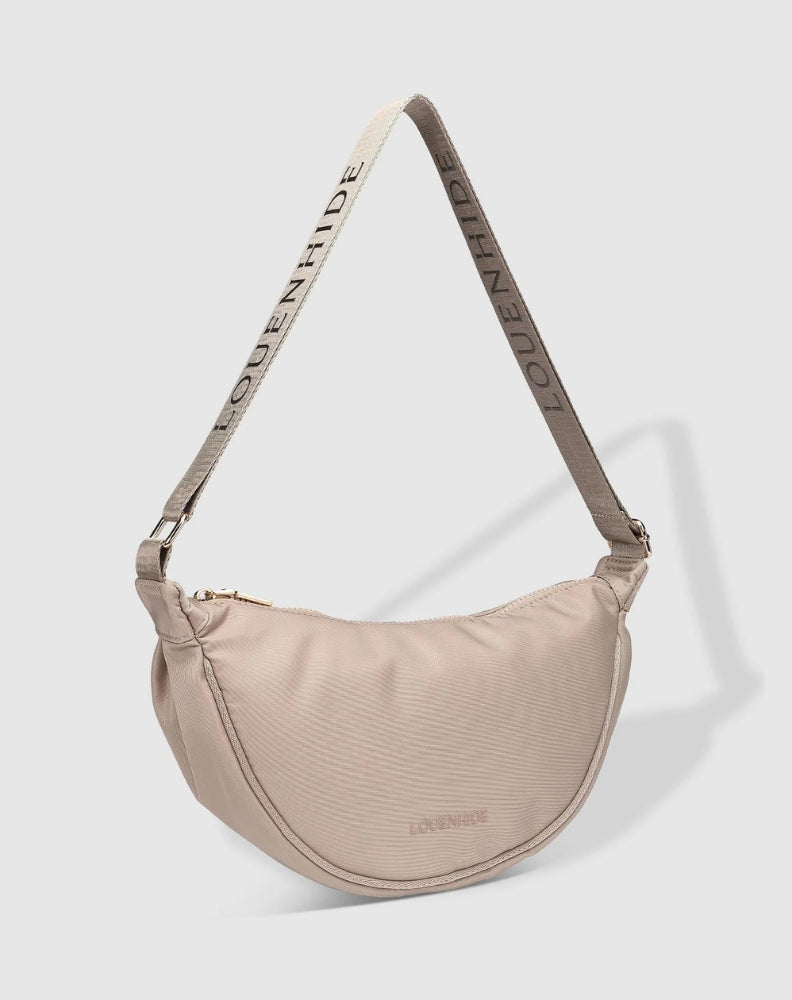 Beige nylon crossbody bag online