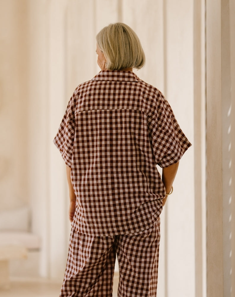 Shirt-Chocolate-Gingham