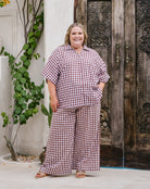 Shirt-Chocolate-Gingham