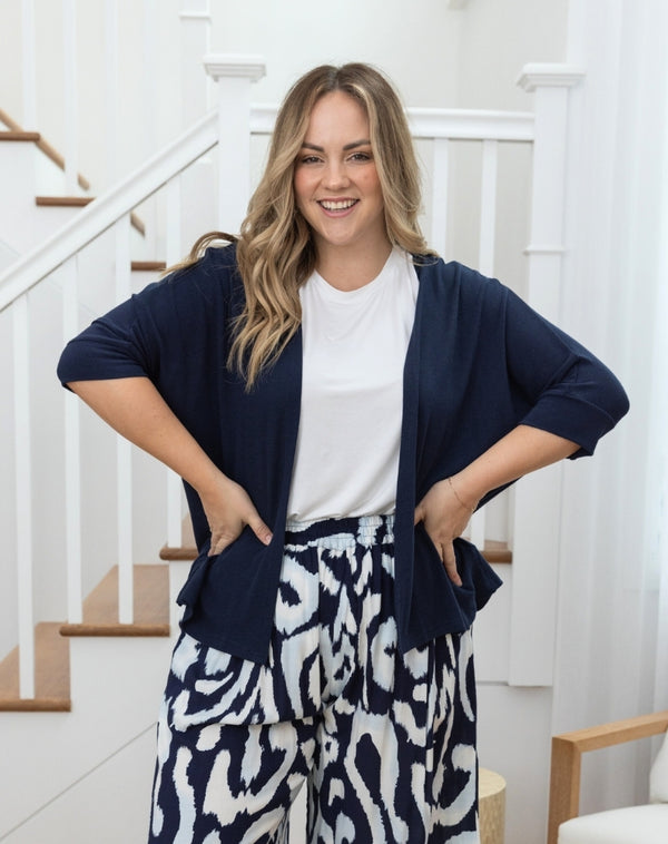 Slouch Shrug - Navy