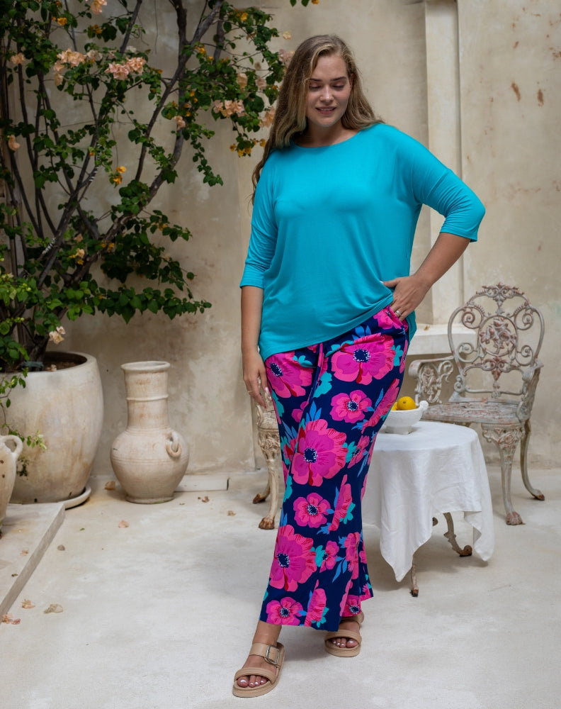 Spring Tee -Aqua - Freez Clothing