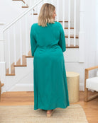 Zoe-Maxi-Dress-Emerald-Back