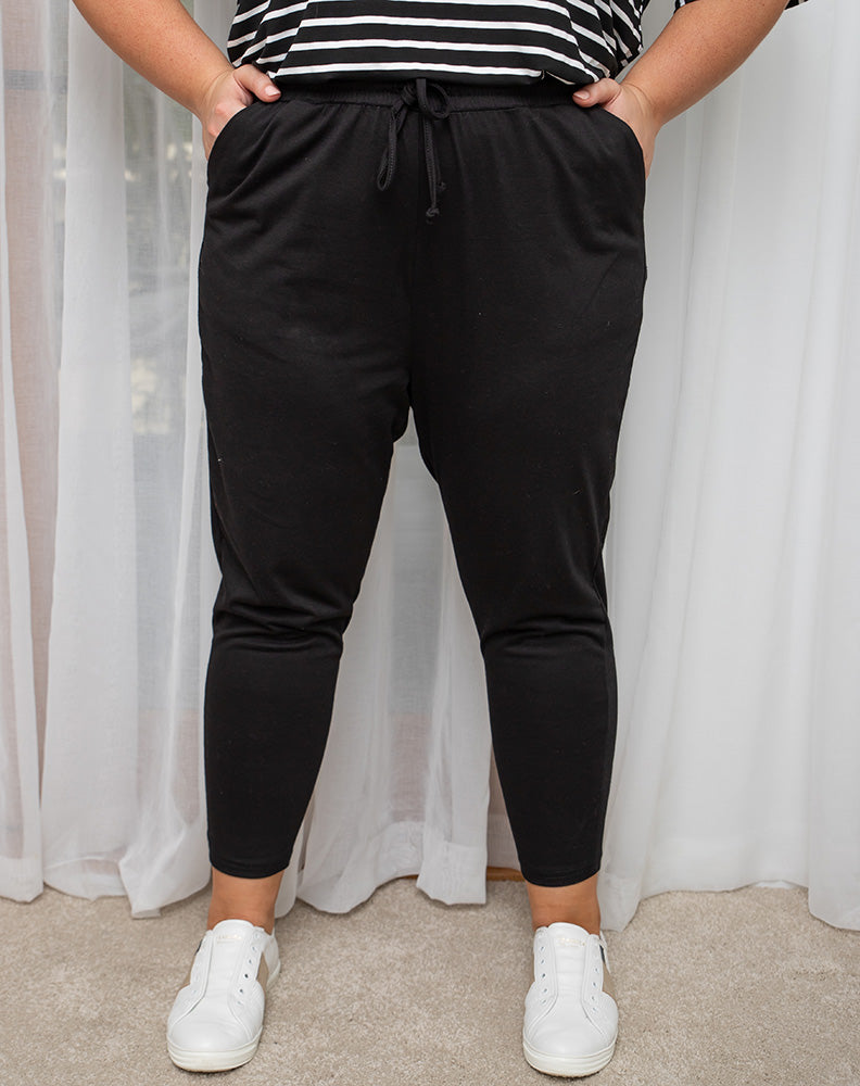 Slouch Pant -Black - Freez Clothing